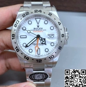Steel Explorer M226570-0001 Factory Clean Dial White Stainless Rolex 0728